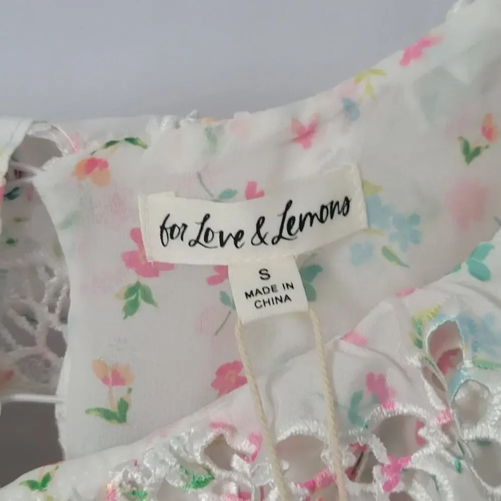 For Love and Lemons- NWT White eyelet dress- size small- READ - Picture 3 of 10
